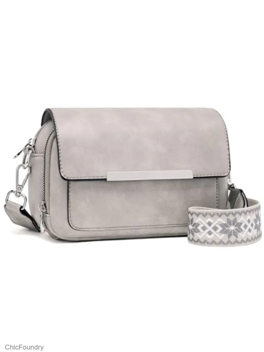 Small Crossbody Bag with RFID Blocking Card Slots Faux Leather Shoulder Handbag